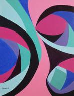 schilderij op doek met acryl, zelf geschilderd, Ophalen