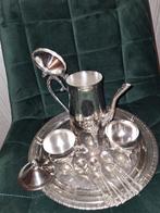 Verzilverd koffie set, Antiek en Kunst, Ophalen of Verzenden