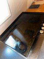 2x Blauwstalen Plancha Bakplaat 60x40 - Hercureren!, Ophalen of Verzenden, Gebruikt, Tafelgrill