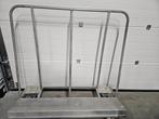 Platenwagen, gegalvaniseerd, afm. plateau 30x126cm., Doe-het-zelf en Verbouw, Transportwagens, 100 liter of meer, Ophalen, Gebruikt