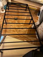 Single bed with mattress | Moving Sale, Huis en Inrichting, Slaapkamer | Bedden, Ophalen, 90 cm, Eenpersoons, Zwart
