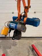 ABUS kettingtakel met loopkat en afstand bediening, Ophalen of Verzenden, Gebruikt, Elektrisch