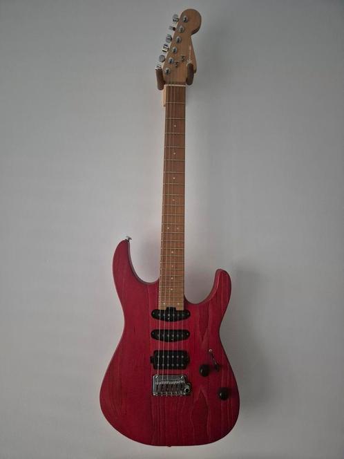 Charvel Pro-Mod DK24 HSS 2PT Red Ash inkl orig.koffer, Muziek en Instrumenten, Snaarinstrumenten | Gitaren | Elektrisch, Zo goed als nieuw