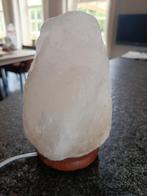 Zoutlamp opaal wit 20 cm., Ophalen, Zo goed als nieuw, Minder dan 50 cm