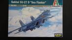 Sukhoi SU-27 D Sea Flanker Italeri 1/72, Hobby en Vrije tijd, 1:72 tot 1:144, Italeri, Nieuw, Ophalen of Verzenden