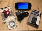 PSP 1004 complete set, Spelcomputers en Games, Spelcomputers | Sony PSP, Ophalen of Verzenden, PSP, Zo goed als nieuw, Zwart