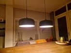 Mooie hanglampen mat zwart 36 cm doorsnede, Huis en Inrichting, Lampen | Hanglampen, Ophalen of Verzenden, Zo goed als nieuw, Metaal