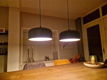 Mooie hanglampen mat zwart 36 cm doorsnede beschikbaar voor biedingen