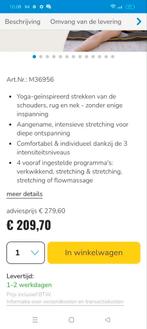 Belena air massage matras, Ophalen of Verzenden, Nieuw, Massagestoel of Kussen