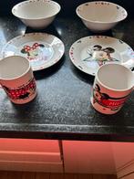 Minnie & Mickey Mouse Ontbijtset, Huis en Inrichting, Keuken | Servies, Gebruikt, Ophalen of Verzenden, Overige stijlen, Aardewerk
