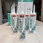 13 kokers Soudal Silirub + S8100 wit neutrale silicone, Doe-het-zelf en Verbouw, Isolatie en Afdichting, Ophalen of Verzenden