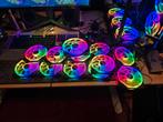 11x Corsair QL120 Rgb fans, Computers en Software, Computerkoelers, Ophalen of Verzenden, Zo goed als nieuw, Luchtkoeling