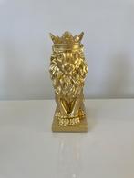 Leeuw beeld goud decoratie, Ophalen of Verzenden