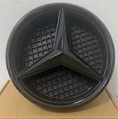 Mercedes STER ZWART LOGO W176 W117 W246 W156 W205 W447 W212, Auto diversen, Auto-accessoires, Zo goed als nieuw, Ophalen of Verzenden