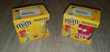 M&M's Mugs "Wanted" Red & Yellow - Collectors items