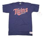 Minnesota Twins MLB  vintage Rawlings navy blue t-shirt medi, Sport en Fitness, Honkbal en Softbal, Ophalen, Honkbal, Info@taurusvintage.nl