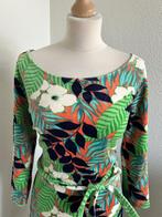 King Louie Maat XL kleurige velvet zoe jurk  2726, Maat 46/48 (XL) of groter, Ophalen of Verzenden, Zo goed als nieuw, Knielengte