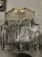 Yellow Diamond Lederen Motorvest MC stijl 3XL, Motoren, Kleding | Motorkleding, Nieuw met kaartje, Overige typen, Ophalen of Verzenden