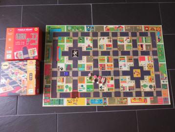 Djeco vloerpuzzel wegenpuzzel 24d de Stad met verkeersborden beschikbaar voor biedingen