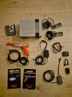 Nintendo NES compleet, Spelcomputers en Games, Spelcomputers | Nintendo NES, Ophalen of Verzenden, Gebruikt, Met 2 controllers
