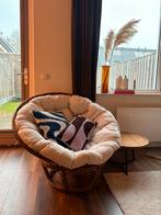 Rotan Papasan Stoel - Boho Lounge Fauteuil, Ophalen, Zo goed als nieuw, Riet of Rotan, 100 tot 125 cm