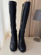 Bertie donkerblauwe lederen laarzen maat 40, Kleding | Dames, Schoenen, Ophalen of Verzenden, Zo goed als nieuw, Blauw, Hoge laarzen