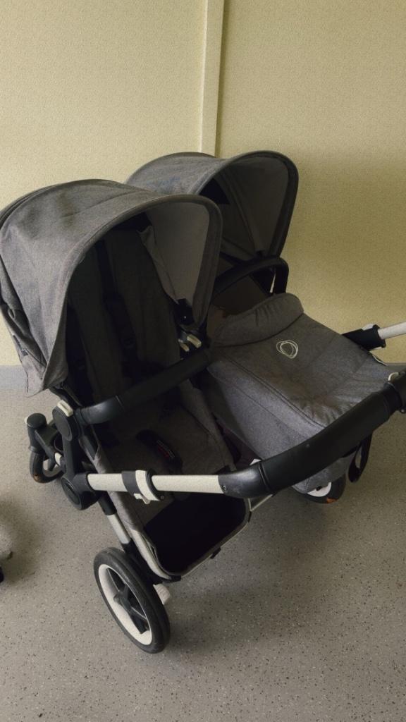 Bugaboo Donkey 3, Kinderen en Baby's, Kinderwagens en Combinaties, Zo goed als nieuw, Kinderwagen, Bugaboo, Duowagen, Met reiswieg