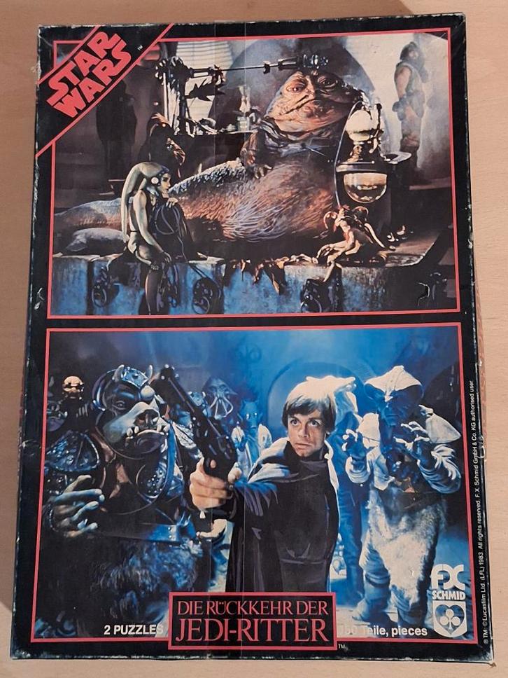 Star Wars Return of the Jedi - Ridders / Dubbele Puzzel, Verzamelen, Star Wars, Nieuw, Spel, Ophalen of Verzenden
