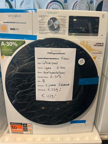 Nieuwe whirlpool wasmachine met I-Dos. 2 jaar garantie. beschikbaar voor biedingen
