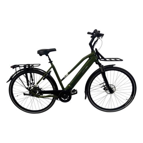 Amslod Dalton E-MV Dames 54cm Groen, Fietsen en Brommers, Fietsen | Dames | Damesfietsen, Gebruikt, Overige merken, Versnellingen