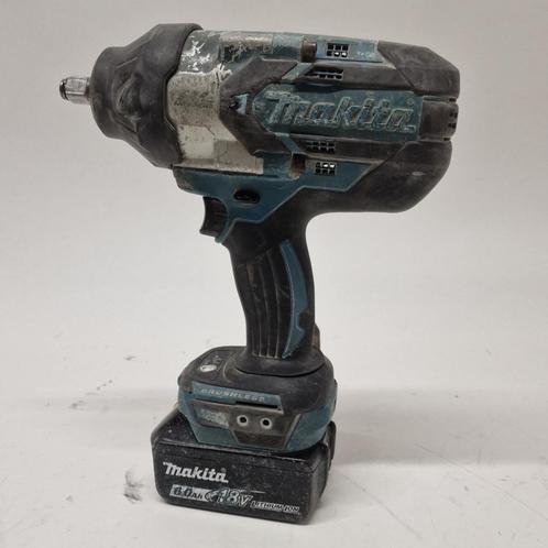 Makita DTW1002ZJ 18V Slagmoersleutel Inc 6.0Ah Accu | Inc ga, Doe-het-zelf en Verbouw, Gereedschap | Boormachines, Zo goed als nieuw