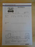 DAF N2800 Technische Specificatie 1983 6x4 Torpedo 2800 NTT, Ophalen, Zo goed als nieuw, Overige merken, DAF