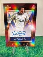 Luis Figo Topps Deco Legends autograph /10, Ophalen of Verzenden, Zo goed als nieuw, Buitenlandse clubs, Spelerskaart