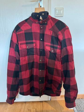 John Doe motorshirt lumberjack + bescherming maat L beschikbaar voor biedingen