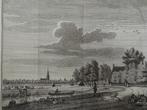Gravure Franeker van Schalsum te zien, graveur Dirk de Jong, Antiek en Kunst, Kunst | Etsen en Gravures, Verzenden