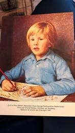Kaart groot 20 bij 25 willem alexander, Verzamelen, Koninklijk Huis en Royalty, Ophalen of Verzenden, Zo goed als nieuw, Kaart, Foto of Prent