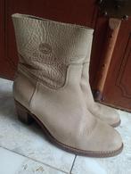 Shabbies Amsterdam enkellaarsjes, schoenen, leer, maat 37, Shabbies Amsterdam, Beige, Ophalen of Verzenden, Zo goed als nieuw