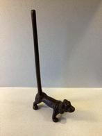 Teckel Keukenrolhouder - Gietijzer, Ophalen of Verzenden, Zo goed als nieuw