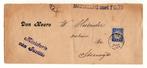 10 cent portzegel 1894 op brief, Postzegels en Munten, Brieven en Enveloppen | Nederland, Ophalen of Verzenden, Brief