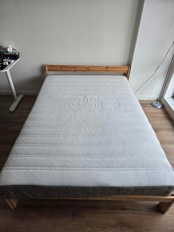 (140x200) neiden bedframe+luröy lattenbodem+hamarvik matras