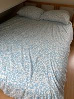 Ikea dekbedovertrek 200 x 200 & 2 kussenslopen, Huis en Inrichting, Slaapkamer | Beddengoed, Ophalen, Blauw, Dekbedovertrek, Tweepersoons