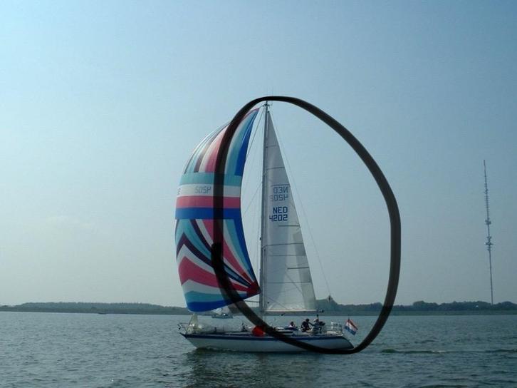 grootzeil te koop, Watersport en Boten, Zeilen en Zeiltoebehoren, Gebruikt, Grootzeil, 15 tot 30 m², 6 meter of meer, Ophalen