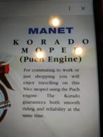 Onderdelen moto manet , ook papieren voor gele plaat erbij !, Ophalen, Overige merken