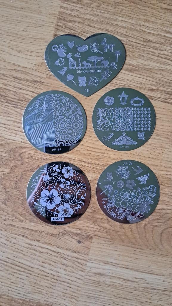 Nail Art Stempel Set - Nieuwstaat!, Ophalen of Verzenden, Zo goed als nieuw, Handen en Nagels, Toebehoren