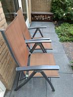 2 mooie tuinstoelen,  grijs/bruin., Tuin en Terras, Tuinstoelen, Ophalen, Gebruikt, Wicker