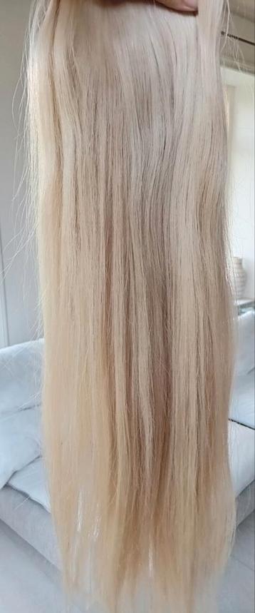 Extensions genuis weft ultra dunne band 60 cm 150 gr blond