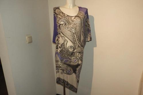 Etro fijn gebreide jurk soort paisley print mt IT 42 S/M, Kleding | Dames, Jurken, Gedragen, Maat 36 (S), Overige kleuren, Knielengte
