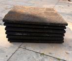 Rubber tegels 40x40 (6 stuks), Ophalen, Gebruikt, Overige materialen