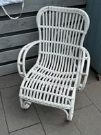 Leuke rotan stoel, Ophalen, Gebruikt, Wit, Riet of Rotan
