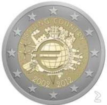 10 jaar euro - 2 euro beschikbaar voor biedingen